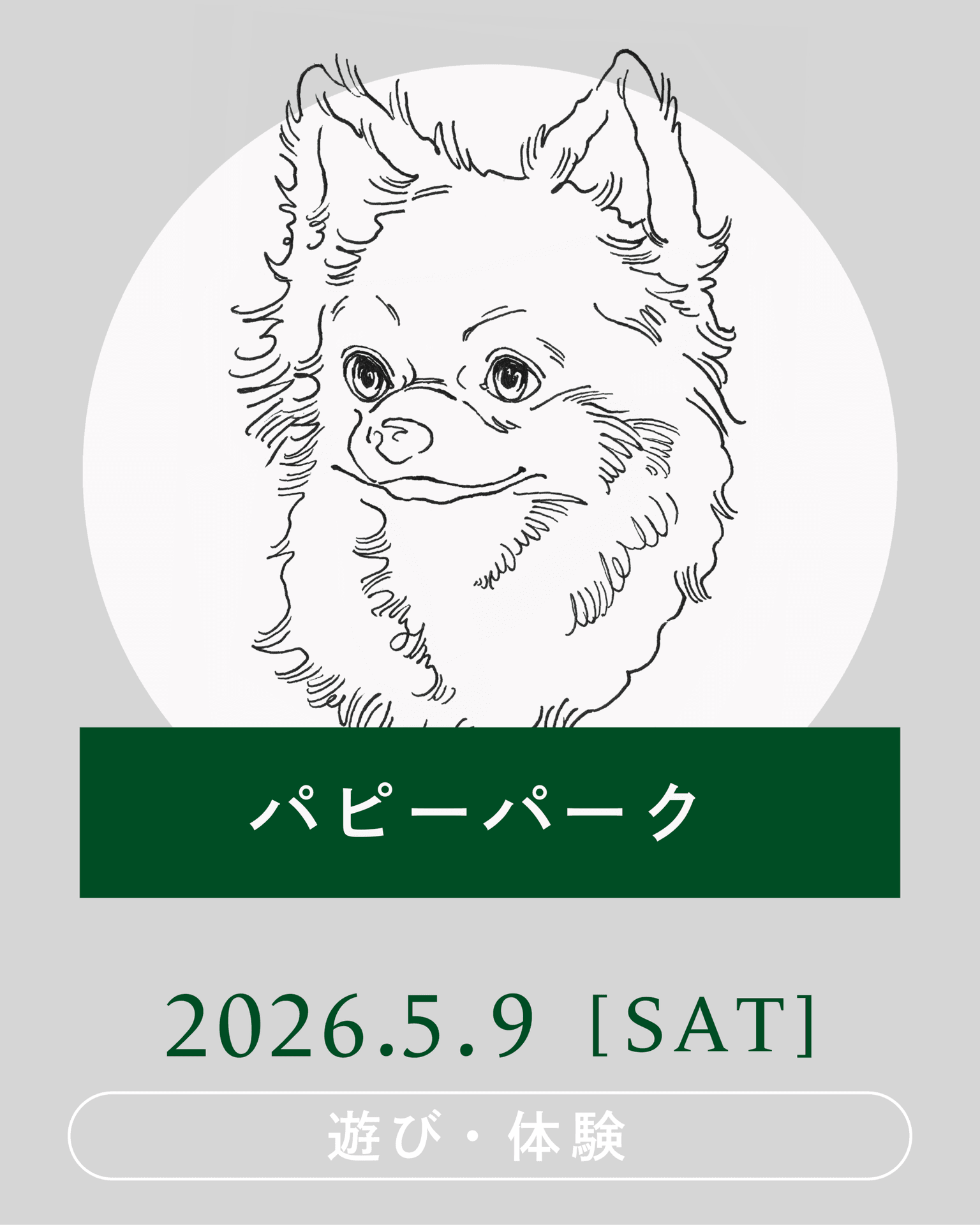【2026年5月】パピーパーク(パピーパーティー)開催!~人なれ・物なれ編~