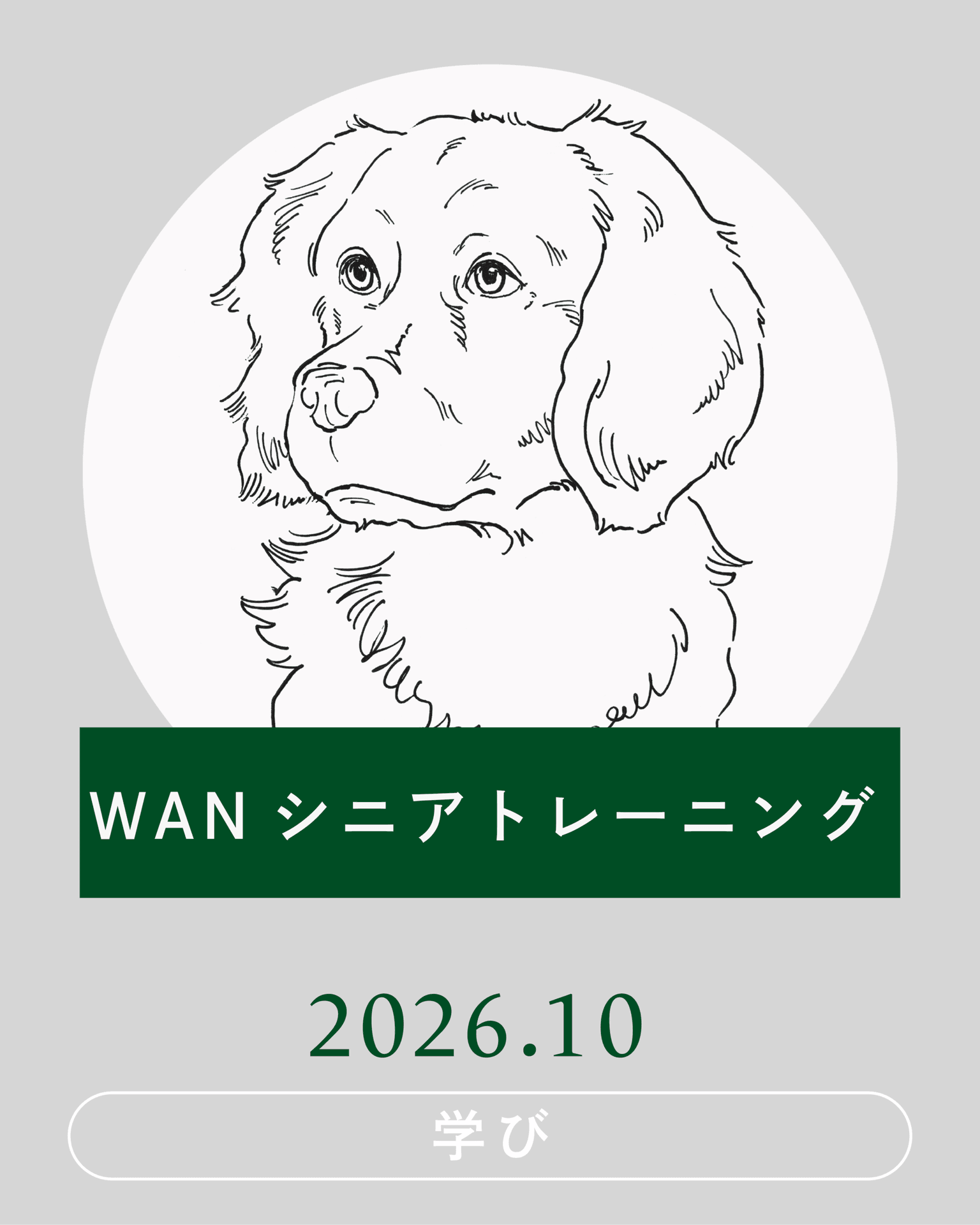 【2026年10月】WANシニアトレーニング開催